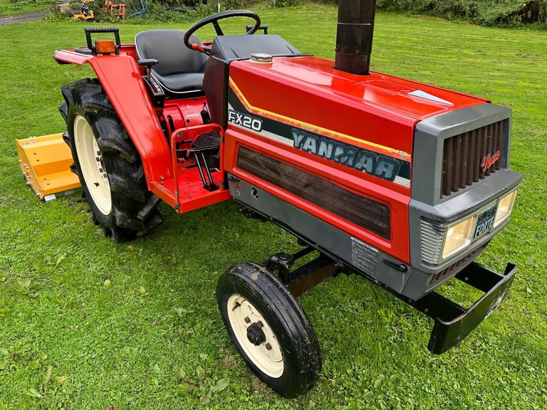 YANMAR FX20 2WD Compact Tractor & New 4ft Flail Mower *** WATCH VIDEO *** 20 HP * * 426 hours