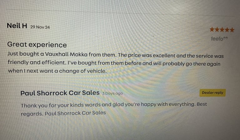 2015 Vauxhall Mokka 1.6 SE S/S 5DR Manual Hatchback Petrol Manual