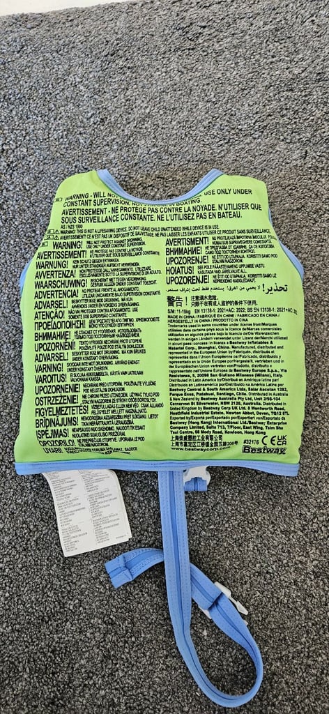 Bestway kids swimvest