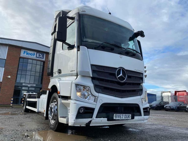 MERCEDES ACTROS 1824 *EURO 6* 4X2 DEMOUNT CHASSIS CAB 2018 - BV67 OUK