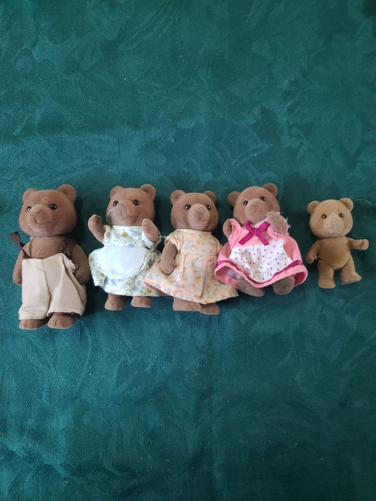 image for Sylvanian Timbertop brown bear family