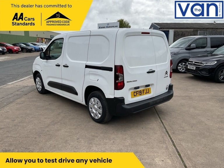 2019 Citroen Berlingo 1.6 BlueHDi 650 X M Panel Van 5dr Diesel Manual SWB Euro 6 (75 ps) with Ele...
