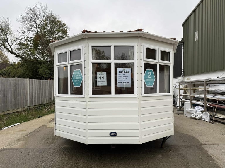 2 Bed Double Glazed & Central Heated Static Caravan, Offsite Sale / Private Land