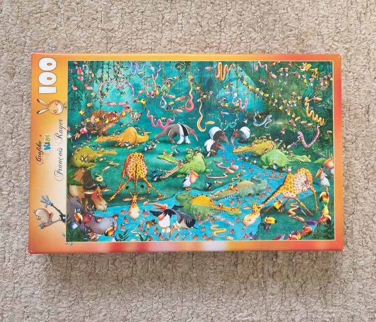 100 piece jungle animals puzzle
