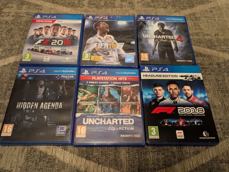 6 x PS4 games