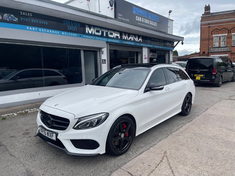 2015 Mercedes-Benz C-Class C300 BlueTEC Hybrid AMG Line Premium Plus 5dr Auto ESTATE Diesel/Elect...
