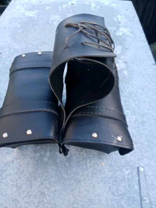 Travelcade leather saddlebag's
