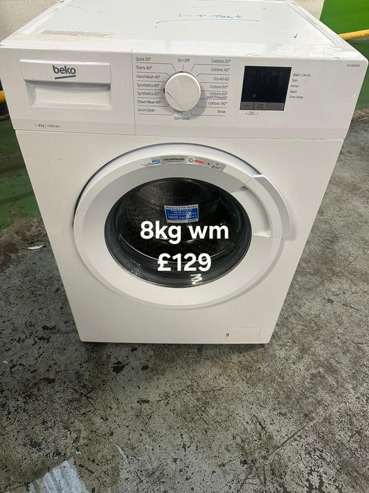 image for Beko 8kg washing machine 🌟 Free Delivery 🌟 120 Days Warranty 🌟 