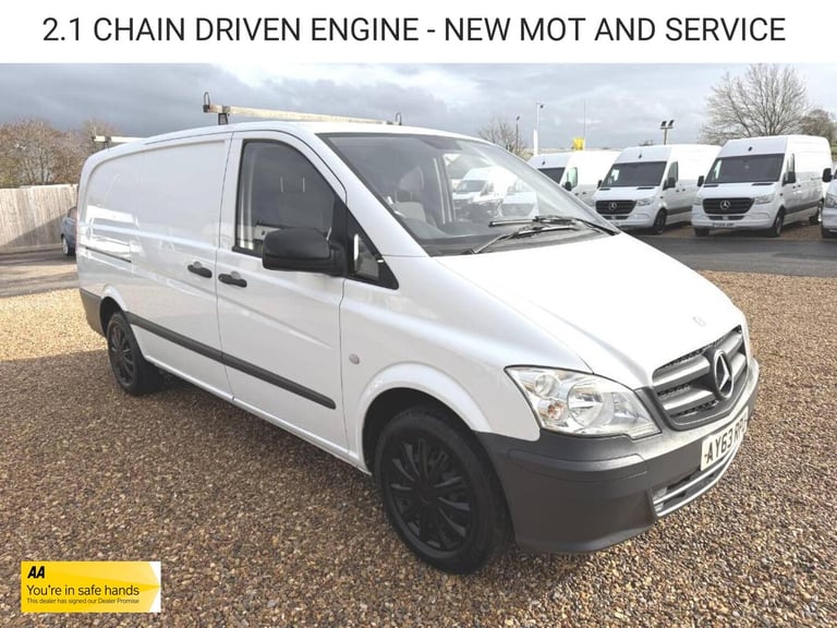 2013 Mercedes-Benz Vito 2.1 113 CDi Panel Van 5dr Diesel Manual L1 (198 g/km, 136 bhp) Panel Van ...