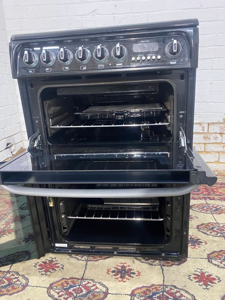 Beautiful 60CM Cannon Black Electric Cooker With Dual Grill/Oven For Sale