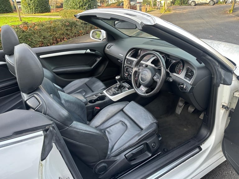 2012 Audi A5 Cabriolet 2.0 TDI S line Euro 5 (s/s) 2dr CONVERTIBLE Diesel Manual