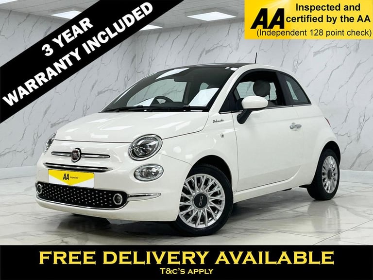 image for 2021 Fiat 500 1.0 MHEV Dolcevita Hatchback 3dr Petrol Manual Euro 6 (s/s) (70 bhp) Hatchback Petr...