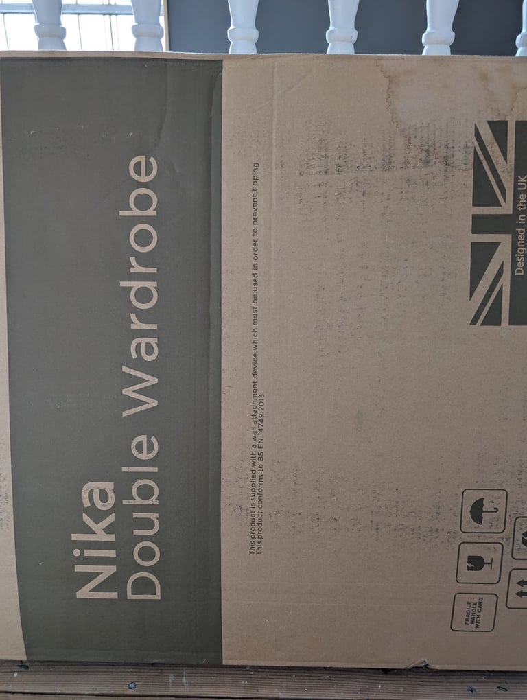 Nursery obaby double wardrobe 