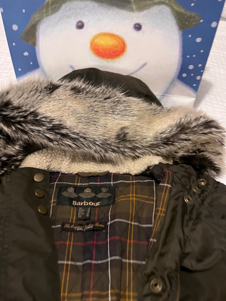 Barbour coat uk size 8