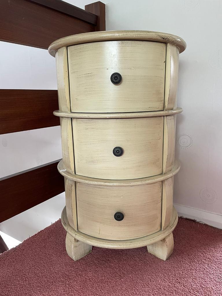 Cream wooden unit