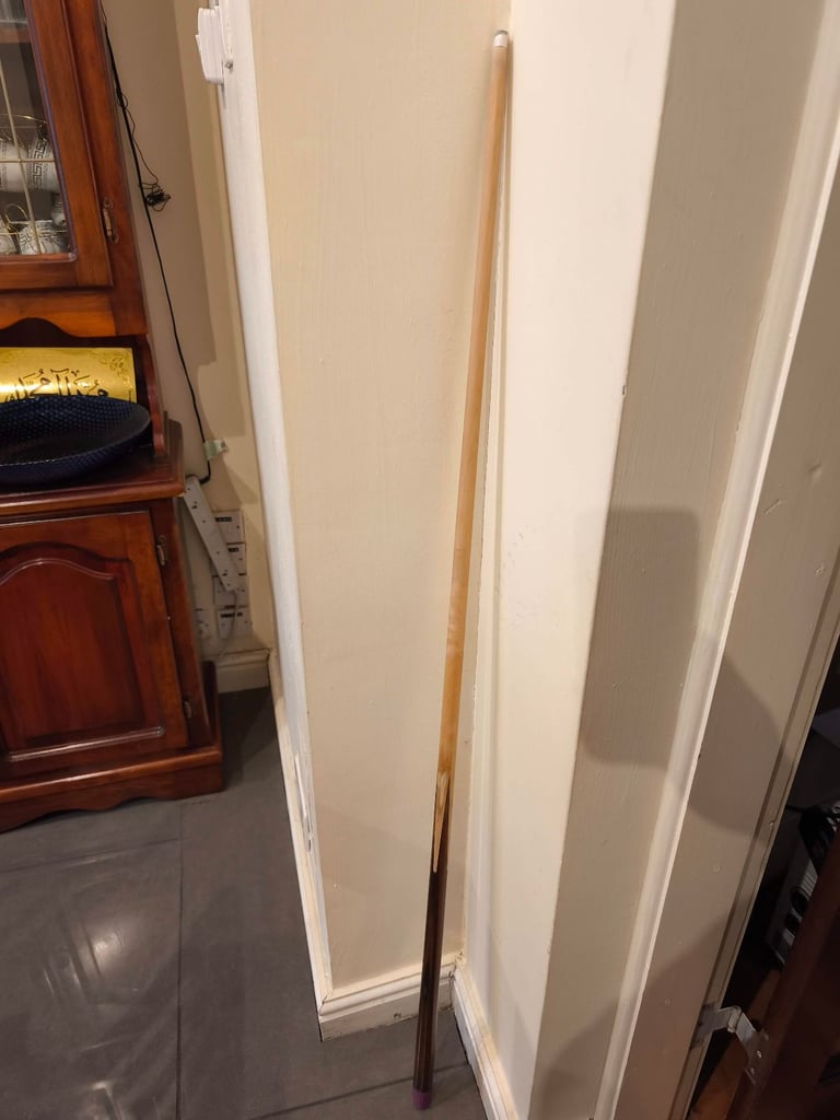 image for IZAR CLASSIC POOL ONE PIECE CUE 57" Inch - 145cm Long American British English Pool