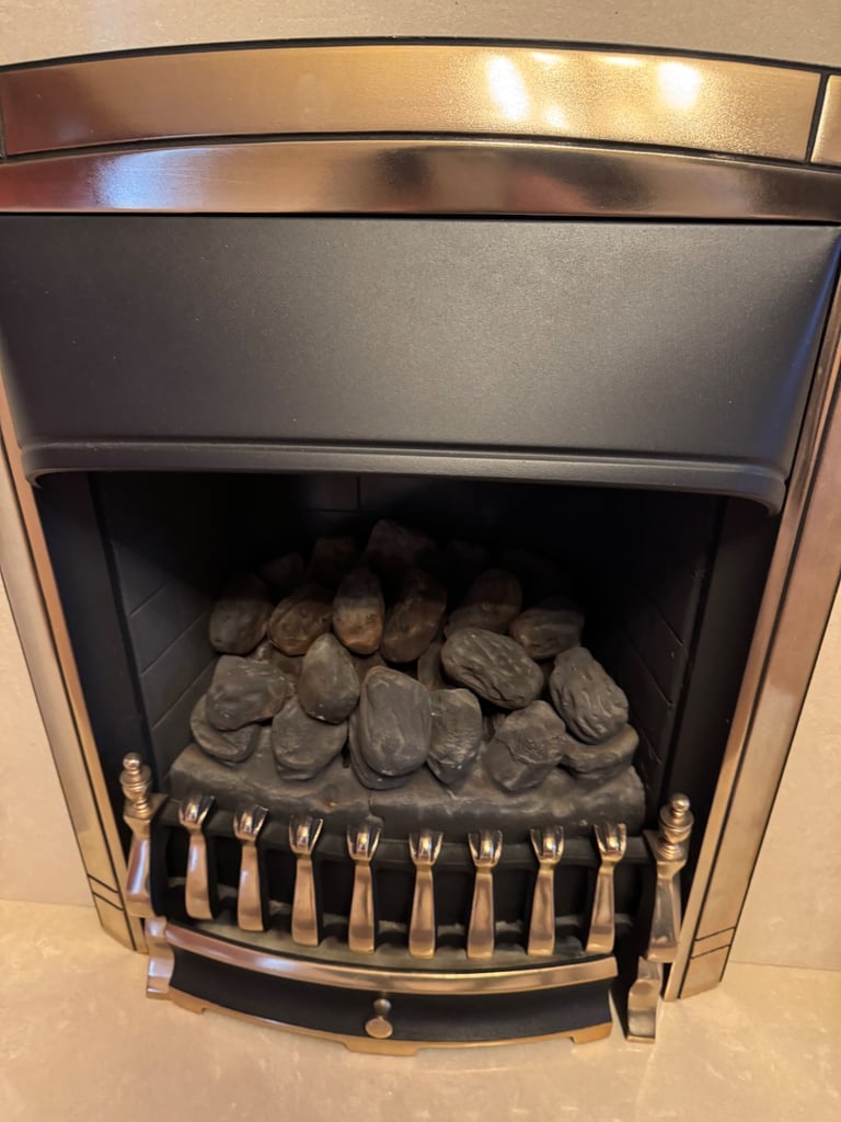 Living Flame Gas Fire & Surround