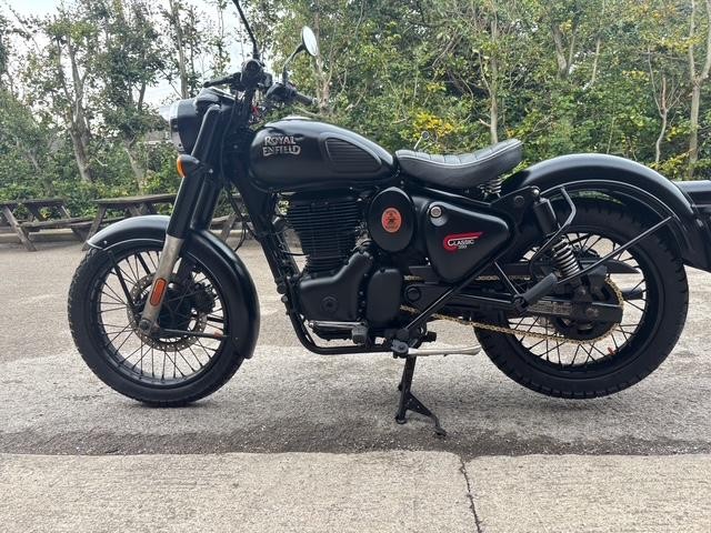 2022 ROYAL ENFIELD CLASSIC 350CC E5 STEALTH BLACK USED 