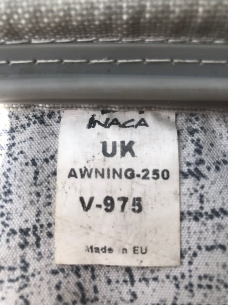 Caravan Awning Quality Inaca Sands Size 13 Tag 975 REDUCED