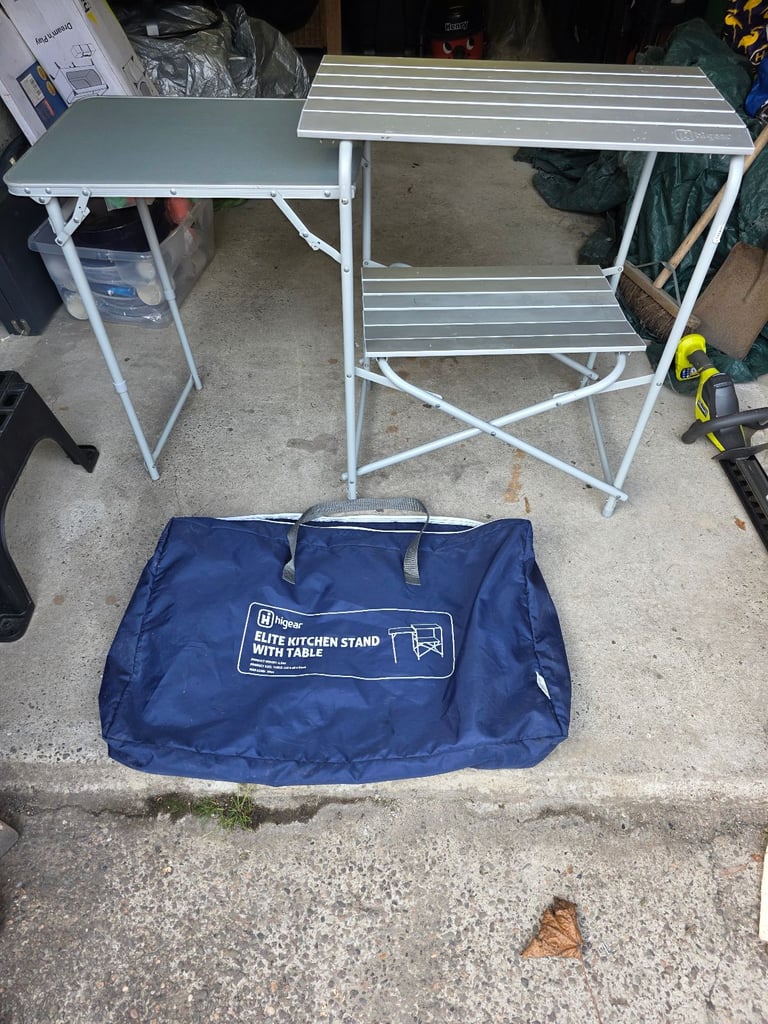 image for Higear kitchen stand with table. 