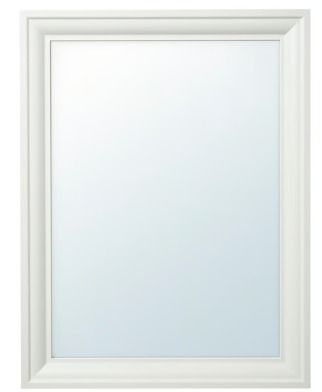 image for Framed Wall Mirror (IKEA) – White Frame (Pre-packed & Ready to Go)
