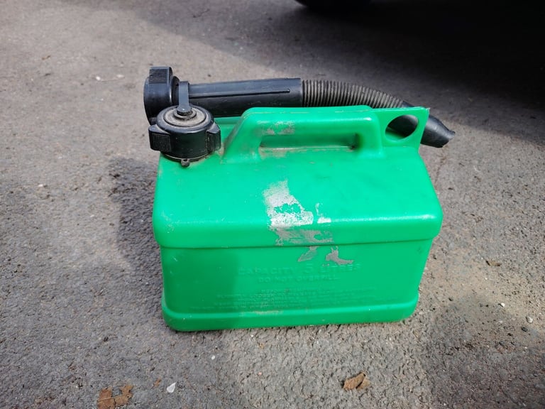 image for Petrol Can Tetra Green Unleaded With Flexible Spout 5L 5 Litres
