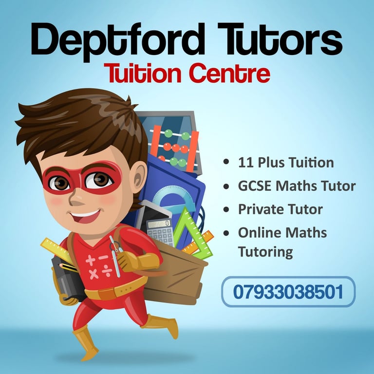 image for Deptford Tutors - GCSE, Primary - English, Maths and 11 Plus Tuition  
