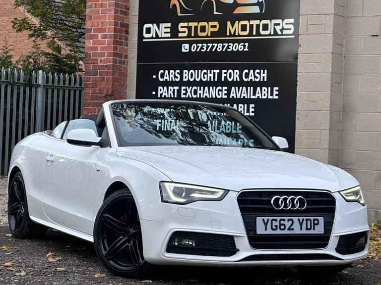 2012 Audi A5 Cabriolet 2.0 TDI S line Multitronic Euro 5 (s/s) 2dr CONVERTIBLE Diesel Automatic