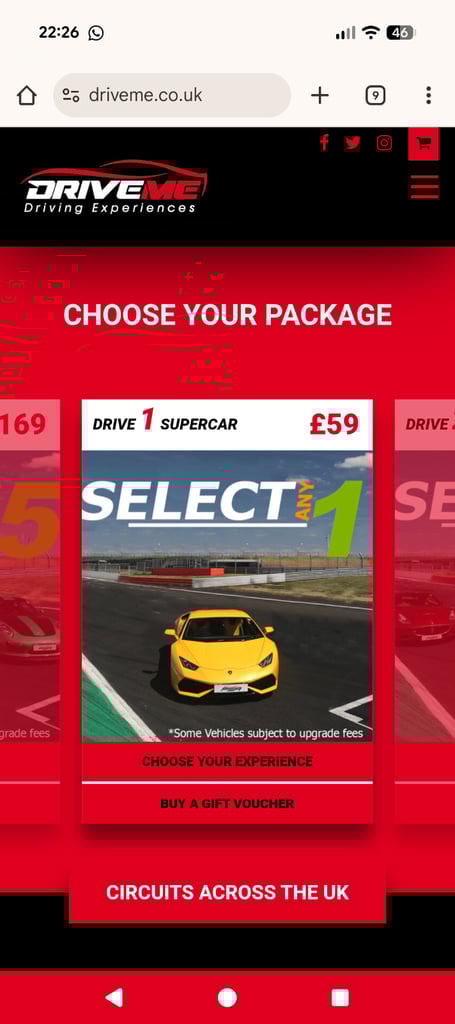 image for Legends Track driving experience 