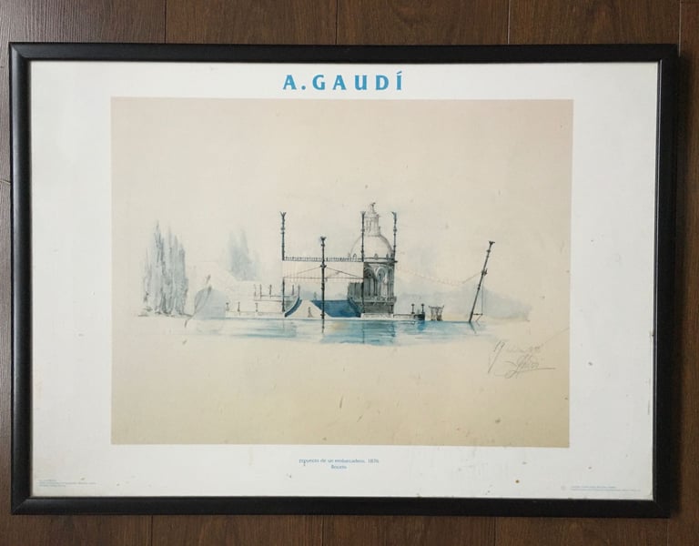 image for Gaudi ' Old Framed Print