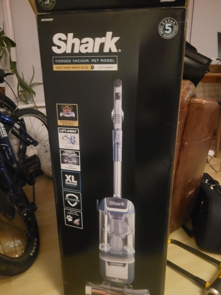 image for SHARK Anti Hair Wrap Plus Pet NZ780UKT Upright Bagless Vacuum Cleaner - Burnt Ash