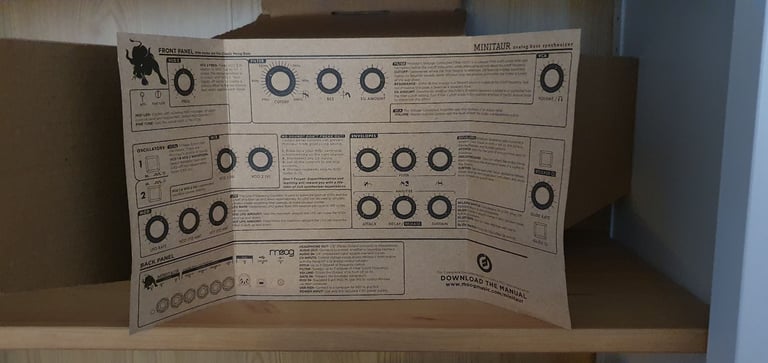 Moog Minitaur Boxed with rack ears
