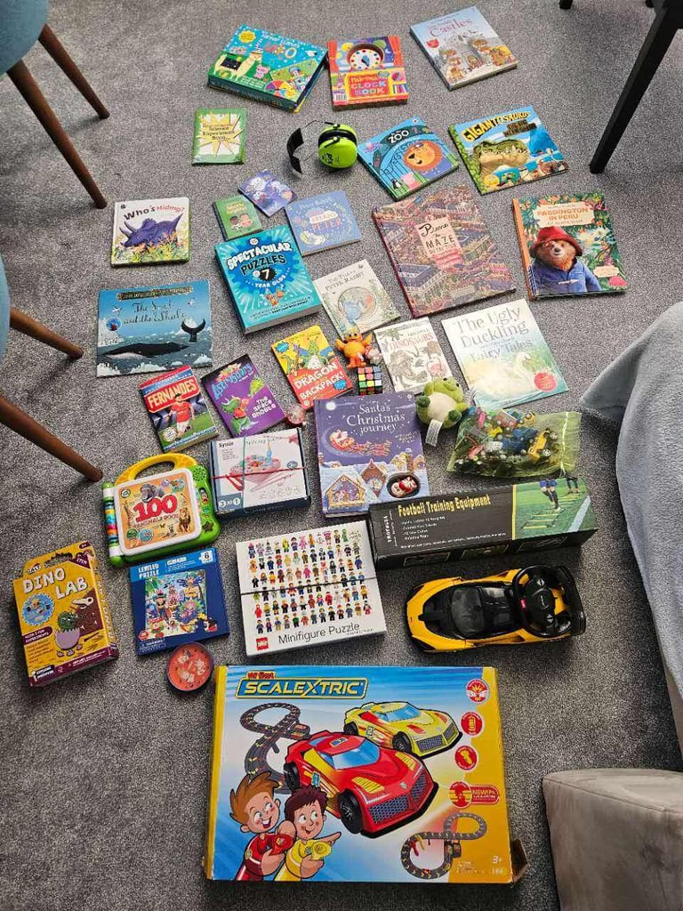 image for Spare toys + books