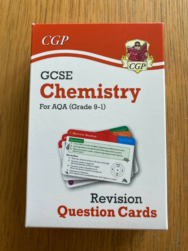 image for CGP GCSE CHEMISTRY TRIPLE SCIENCE REVISION CARDS