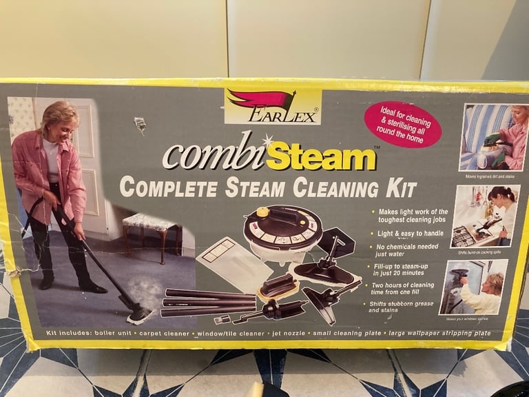 Earlex Combi Steam: complete steam cleaning kit 