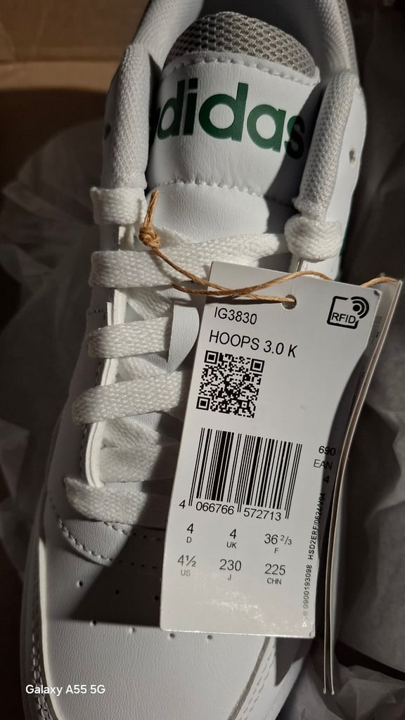 Adidas Hoops 3.0 K  UK size 4 
