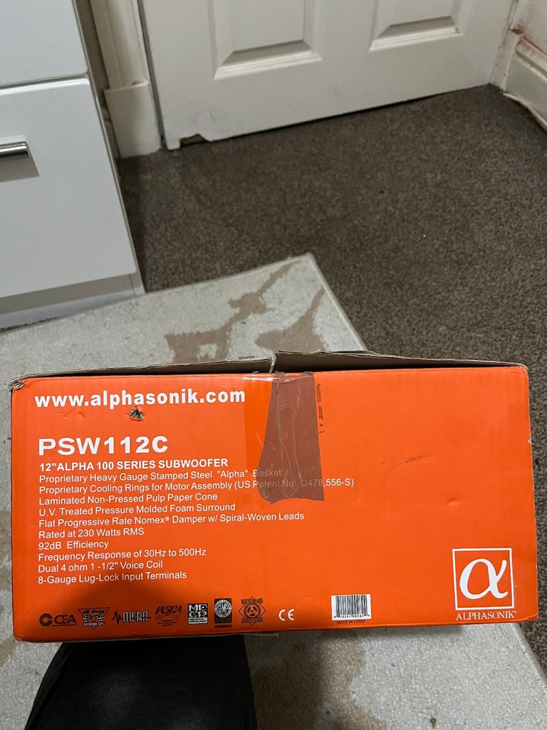 Alpha PSW112C car subwoofer