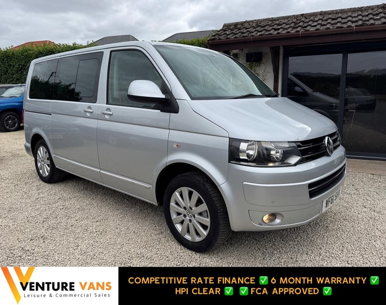 VOLKSWAGEN CARAVELLE 2.0 BiTDI Executive Wheelchair Access WAV Monterey Silver A