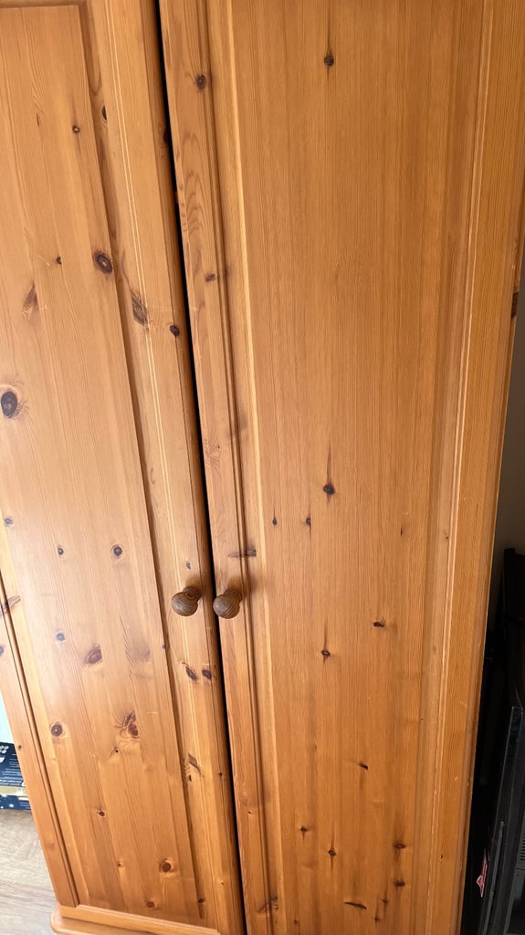 Pine wardrobe 