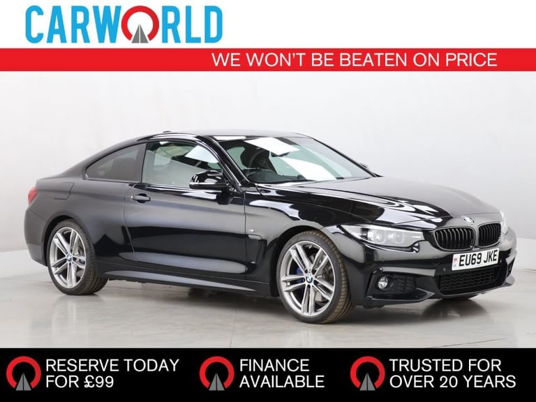2020 BMW 4 Series 2.0 420i GPF M Sport Coupe 2dr Petrol Auto Euro 6 (s/s) (184 ps) Coupe Petrol A...