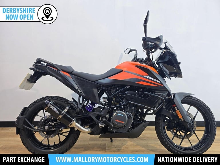 KTM 390 Adventure Orange 2020 - Low Mileage, Crash Bars, Givi Hugger, ABS