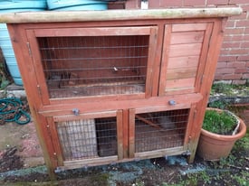 2 tier Gineau pig/rabbit hutch-see photos below