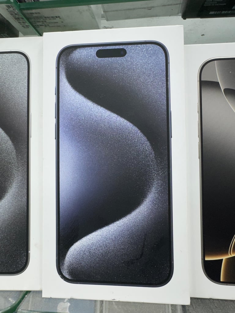 image for iPhone 15 Pro BRAND NEW BOX ONE YEAR OFFICIAL WARRANTY 