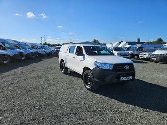 2019 ON 69 PLATE TOYOTA HILUX ACTIVE D-4D 4WD 2400CC DOUBLE CAB PICKUP ULEZ