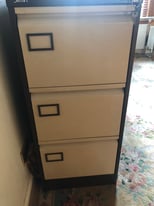 Filing cabinet, three drawers