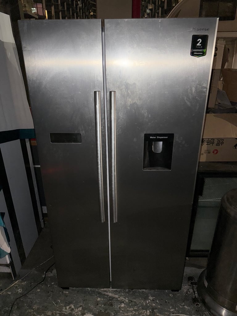 image for Hisense Double Door Fridge Freezer with Water Dispenser