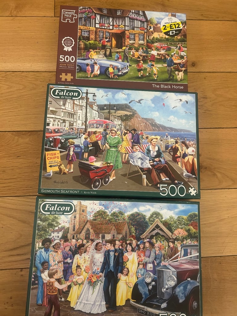 Jigsaw puzzles x3 