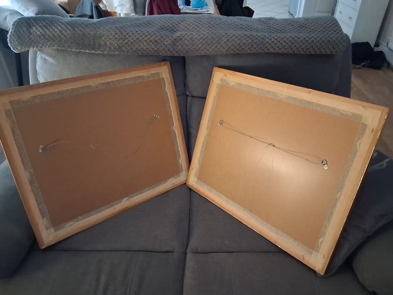 Matching framed artwork