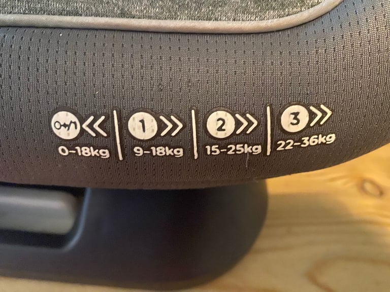 Joie 15 - 36kg (0-12 years old) car seat, with isofix