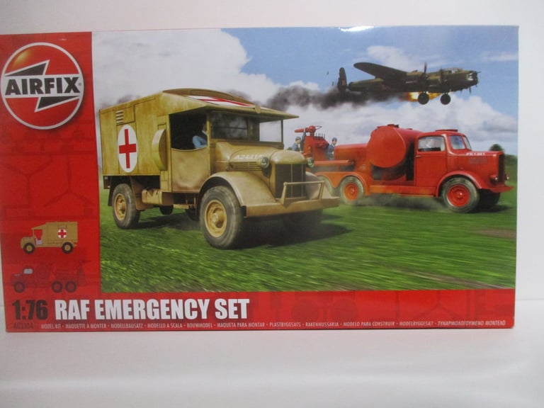 AIRFIX WWII RAF EMERGENCY & RECOVERY SET, FACTORY SEALED